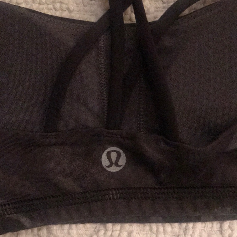 Lululemon Free To Be Grey + Black Ink Blot Bra - Picture 6 of 8